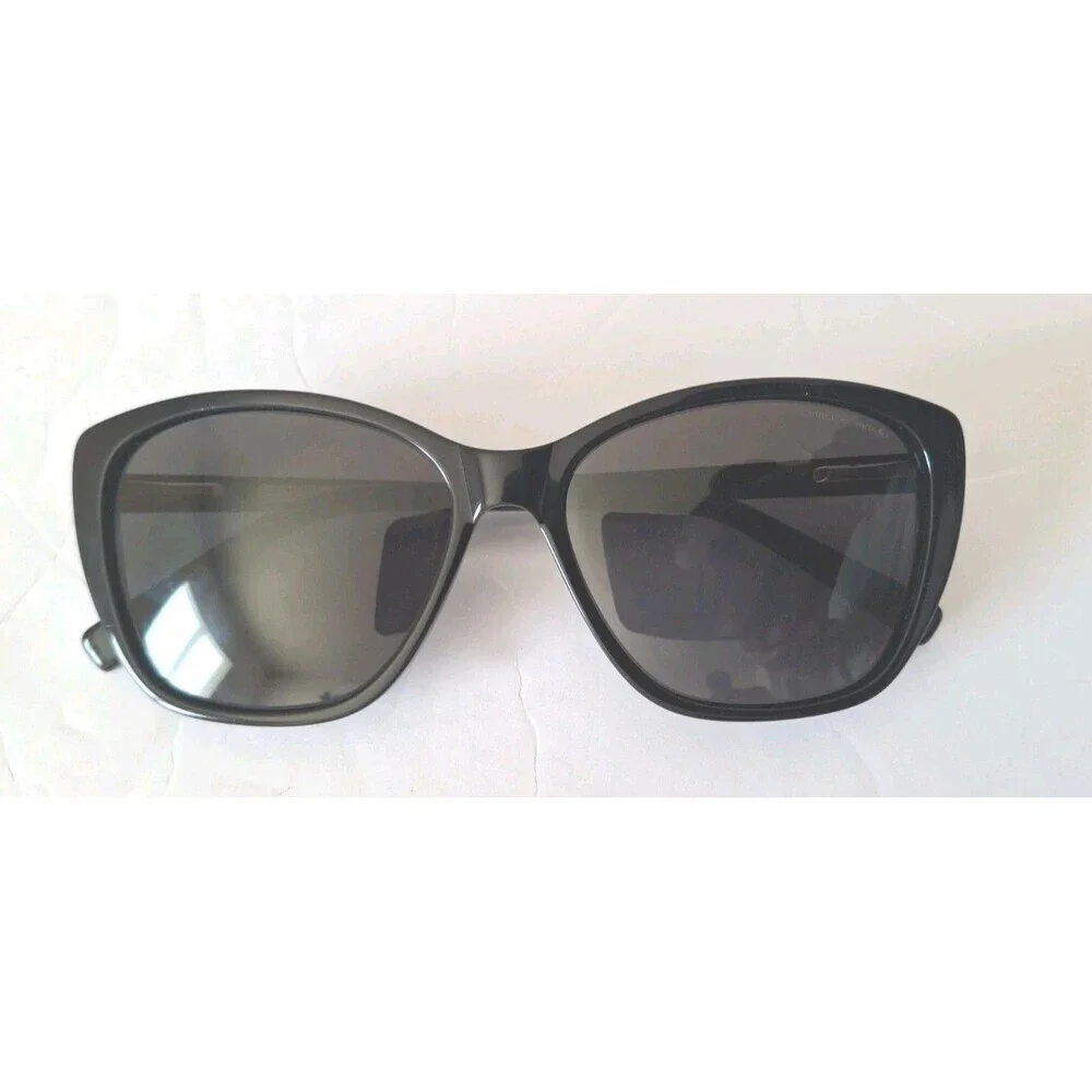 Christian Siriano Jill Sunglasses Black 56-15-140 Cateye Sunnies